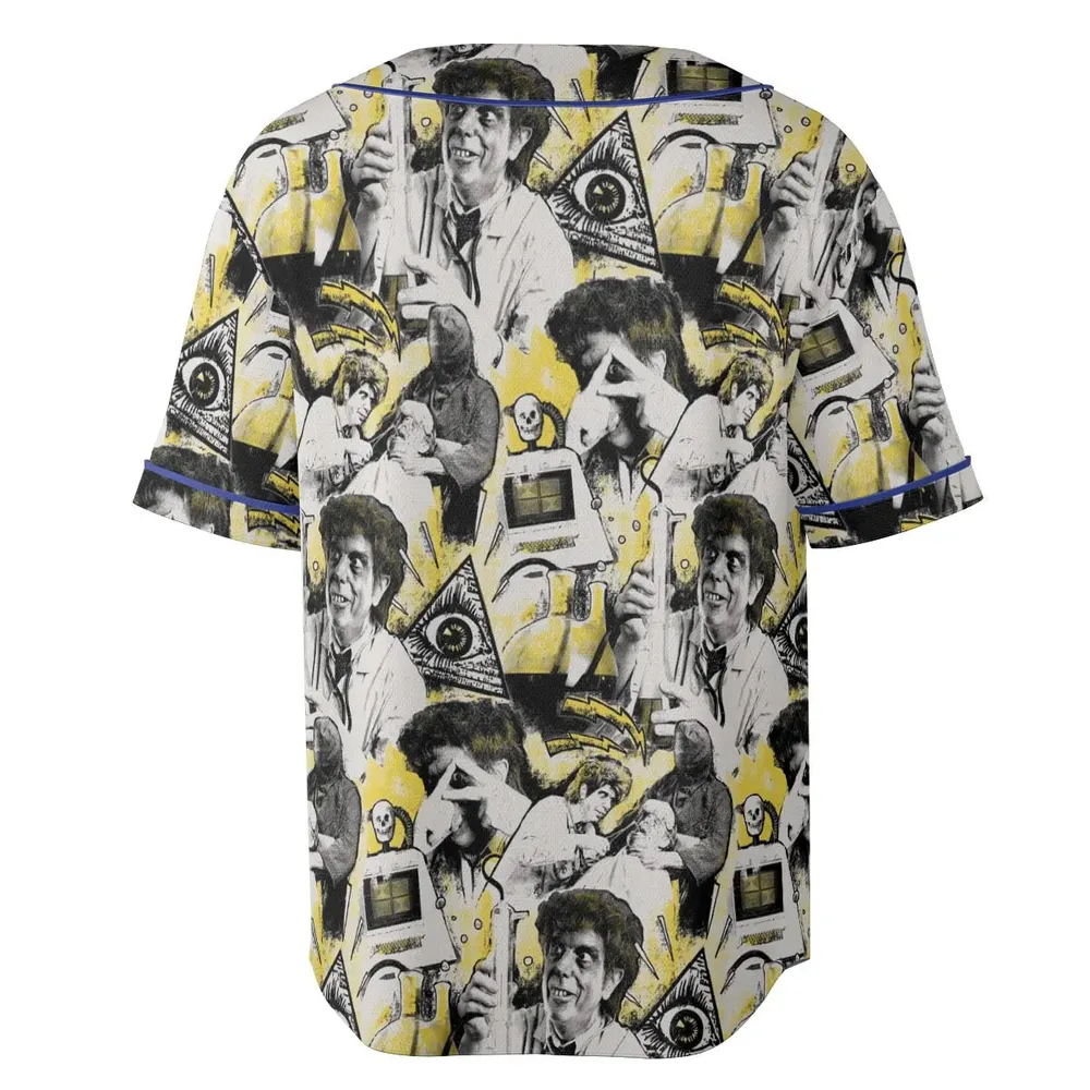 Mad Science Morgus The Magnificent Unisex Baseball Jersey - 4