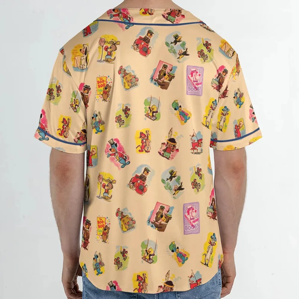 Huckleberry Hound Booby Unisex Baseball Jersey - 2