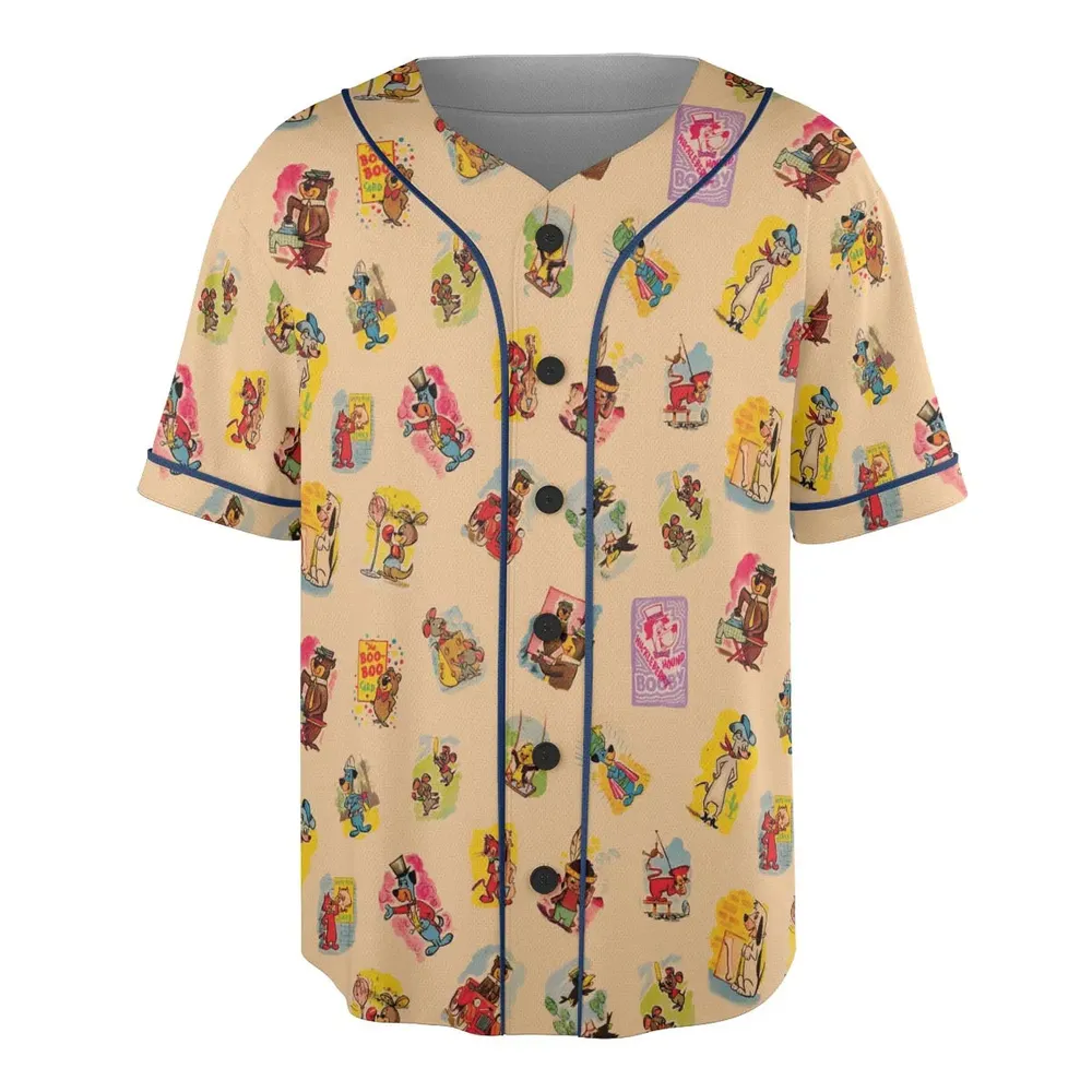 Huckleberry Hound Booby Unisex Baseball Jersey - 3