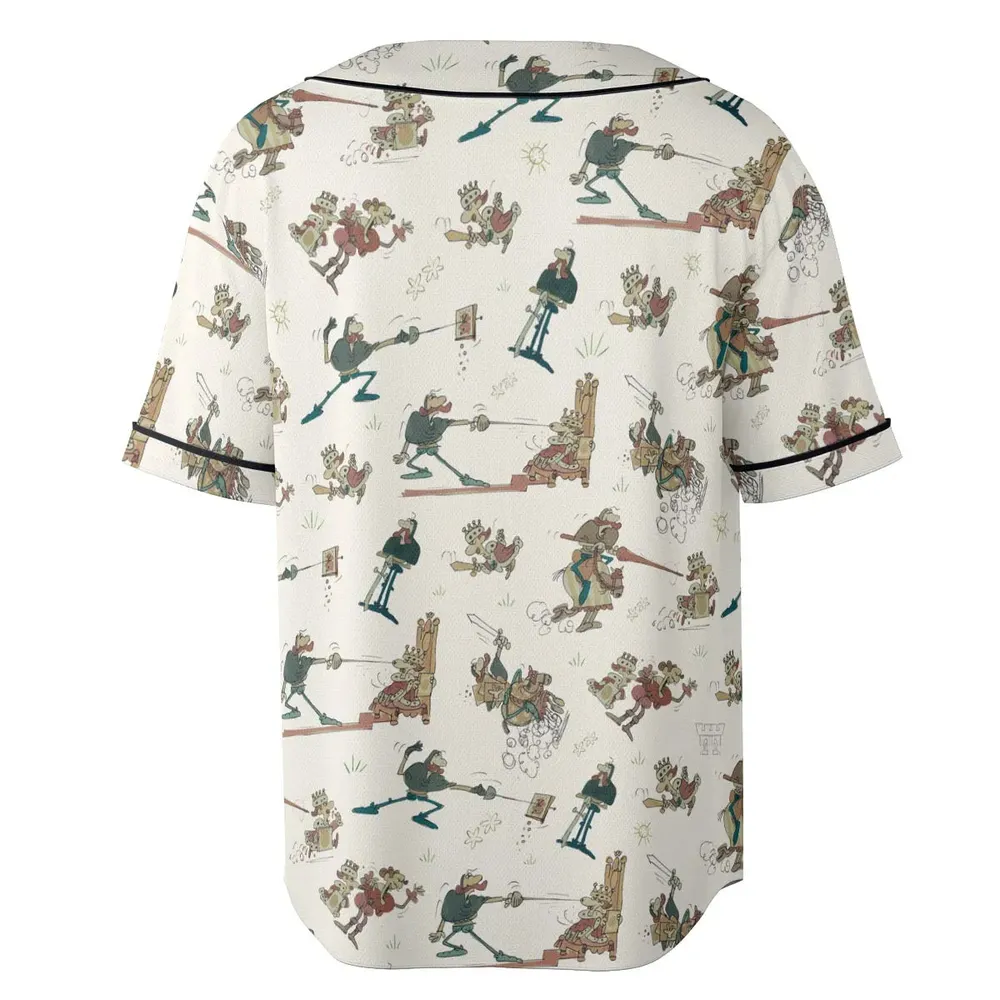 Cap'n Crunch And King Vitaman Character Unisex Baseball Jersey - 4