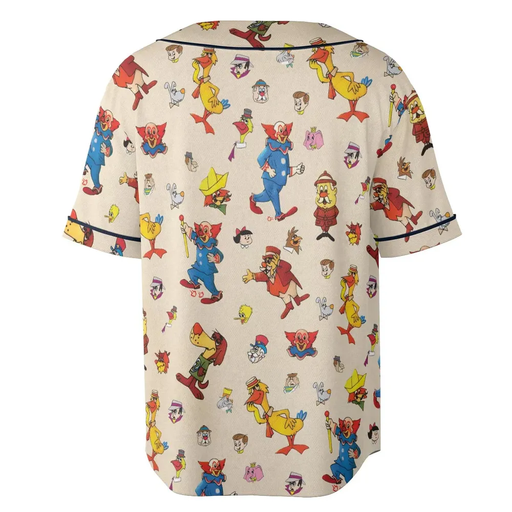 Bozo The Clown And Friends Unisex Baseball Jersey - 4