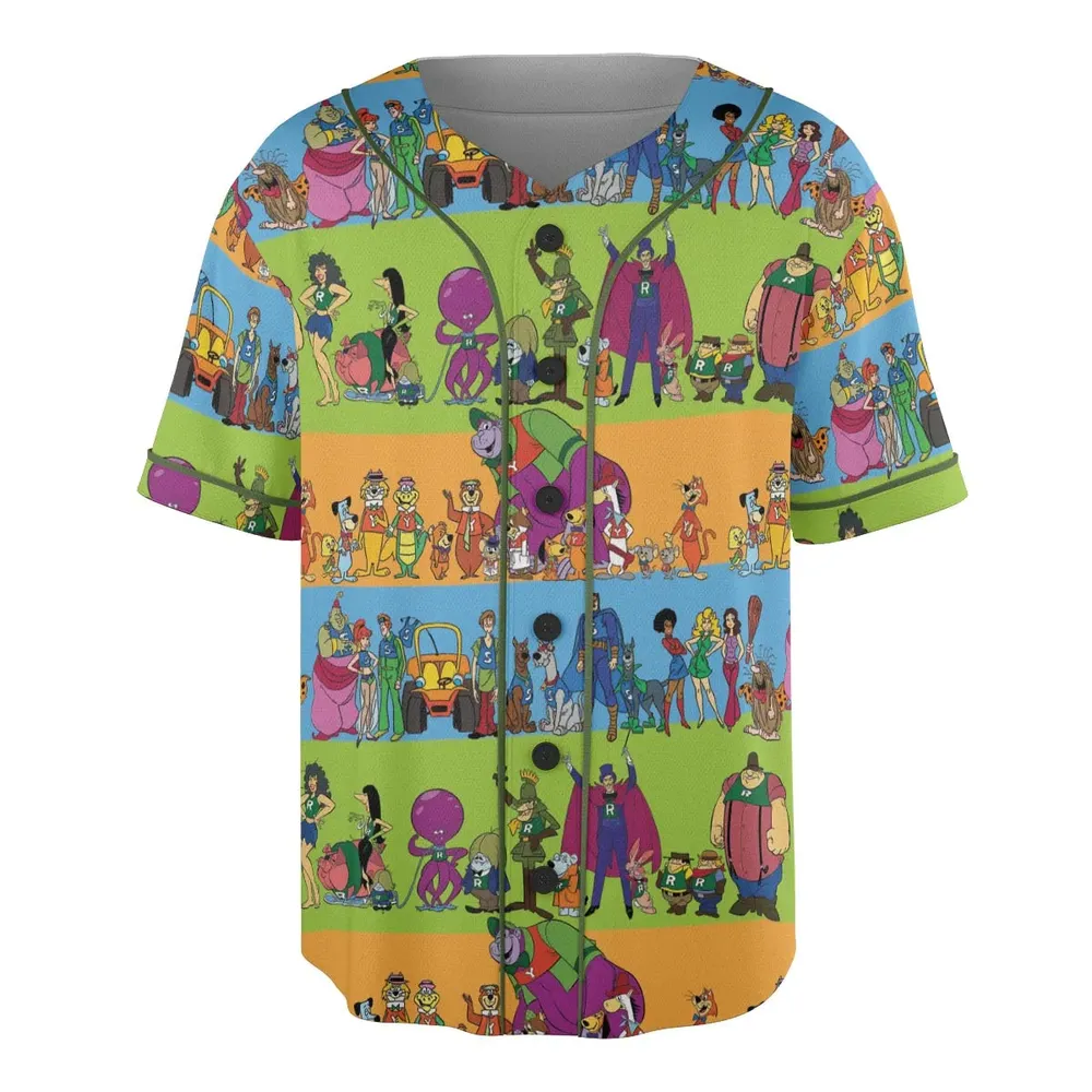 Yogi Yahooeys Scooby Doodies Really Rottens Laffalympics Unisex Baseball Jersey - 3
