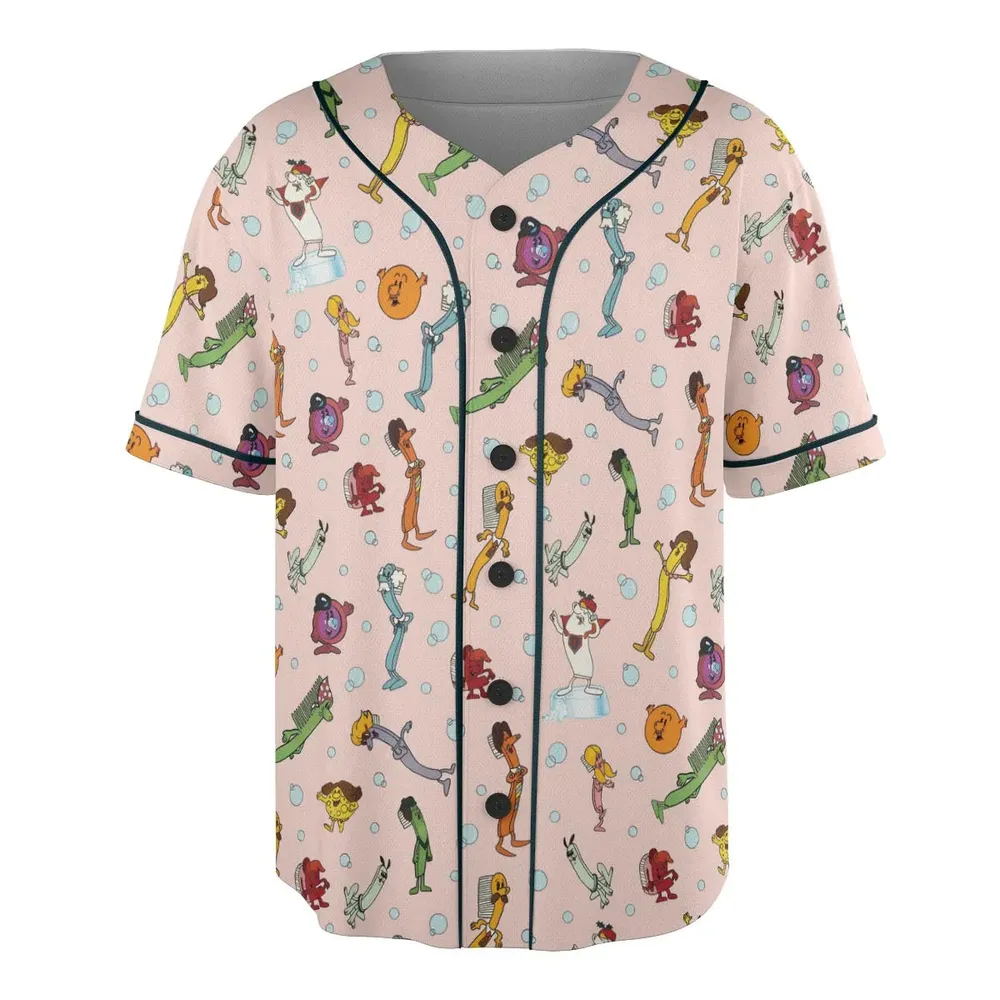 Brush Your Teeth Toothbrush Family Unisex Baseball Jersey - 3