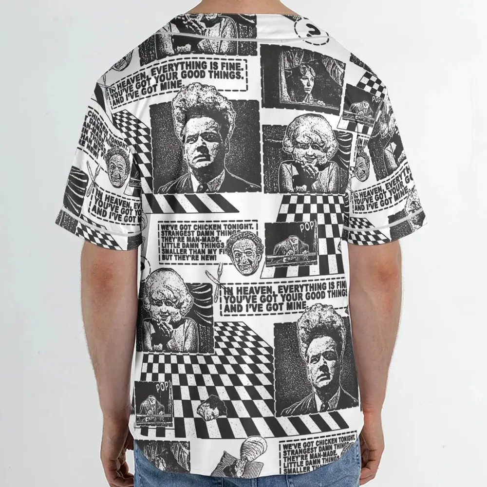 Surreal Disturbing Atmospheric A nightmare Eraserhead Unisex Baseball Jersey - 2