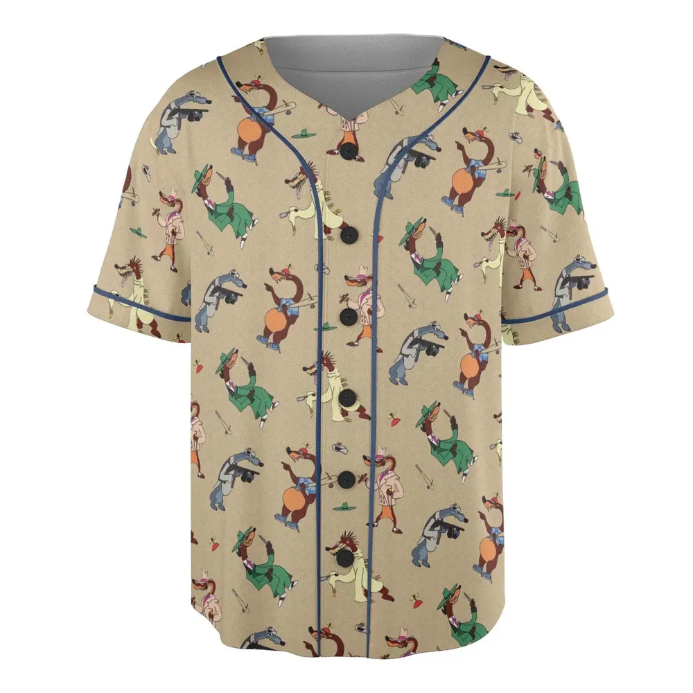 Toon Patrol Who Framed Roger Rabit Unisex Baseball Jersey - 3