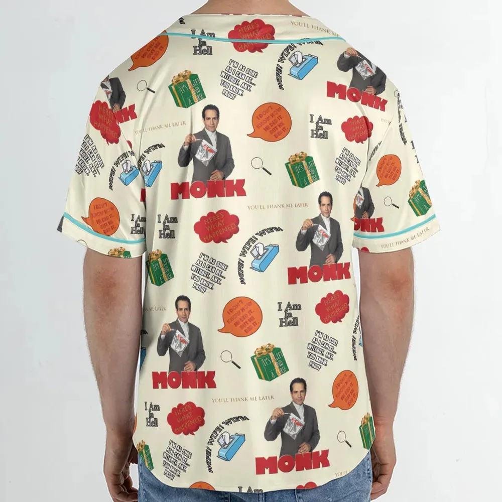 Here’s What Happened Monk Unisex Baseball Jersey - 2