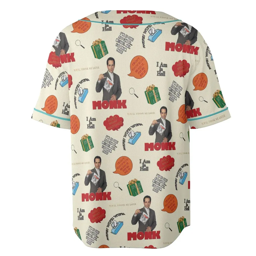 Here’s What Happened Monk Unisex Baseball Jersey - 4