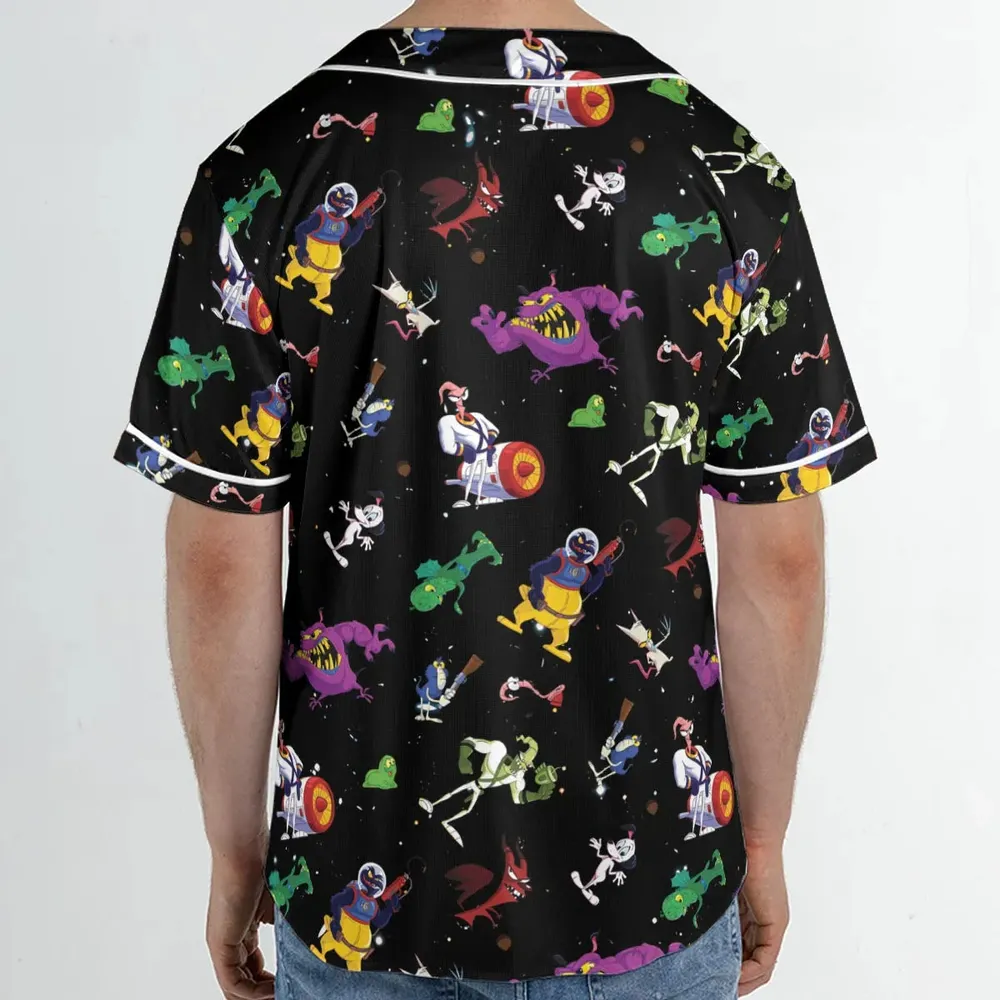 Earthworm Jim And Od Characters Unisex Baseball Jersey - 2