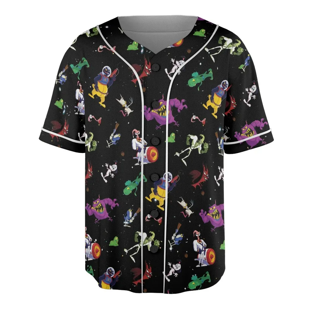 Earthworm Jim And Od Characters Unisex Baseball Jersey - 3