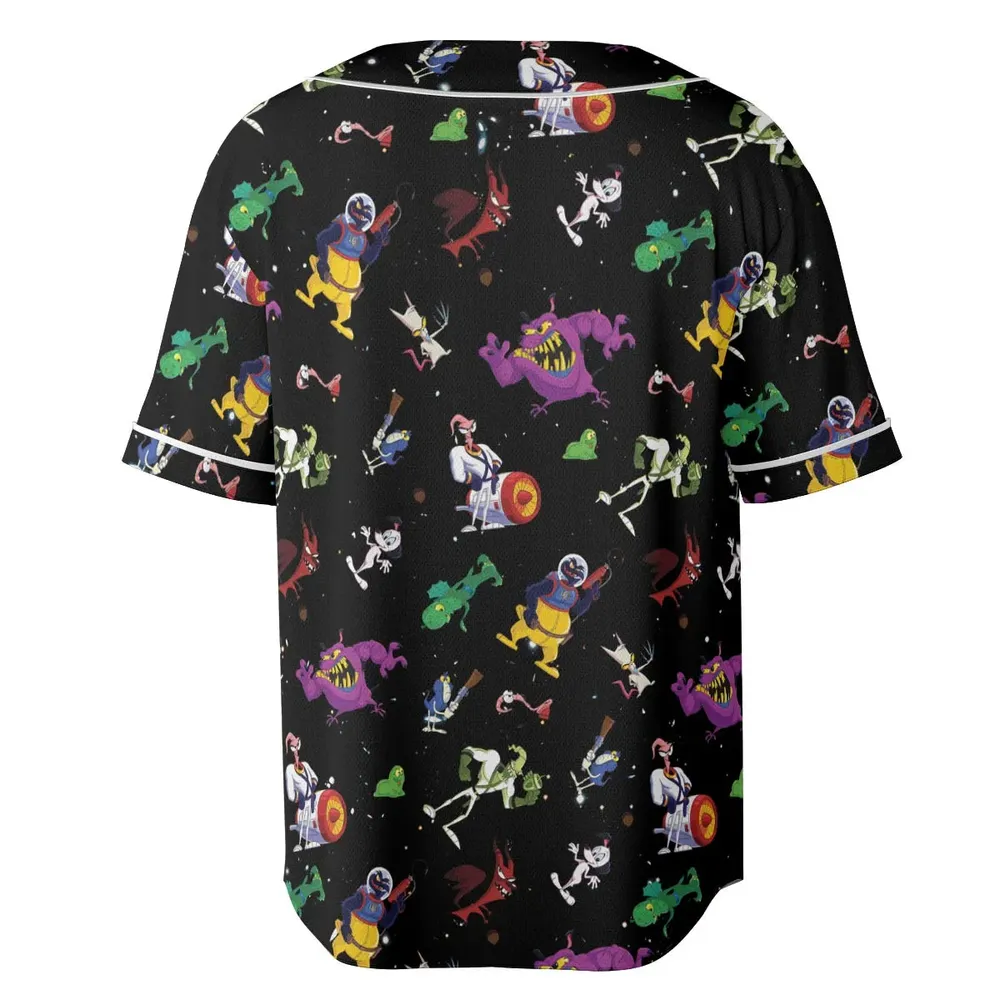 Earthworm Jim And Od Characters Unisex Baseball Jersey - 4