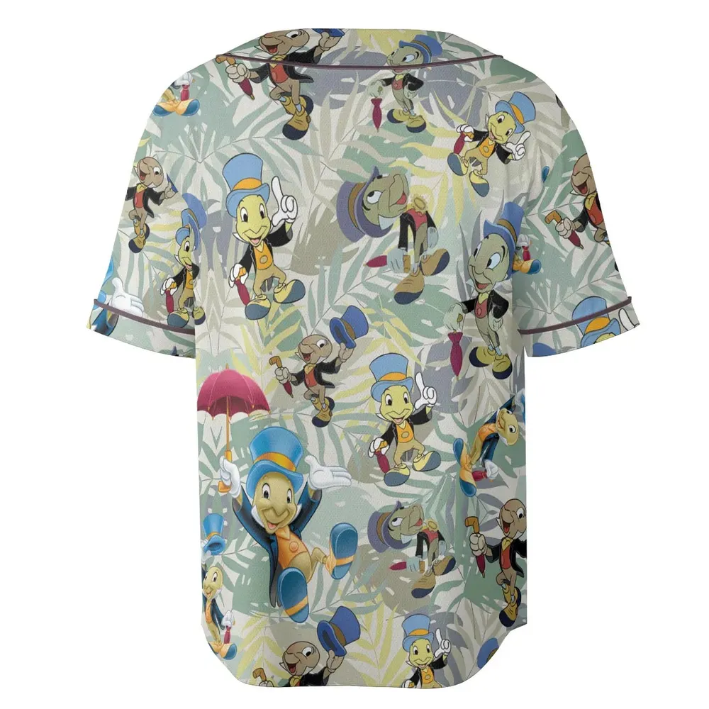 Jiminy Cricket Pinocchio Unisex Baseball Jersey - 4