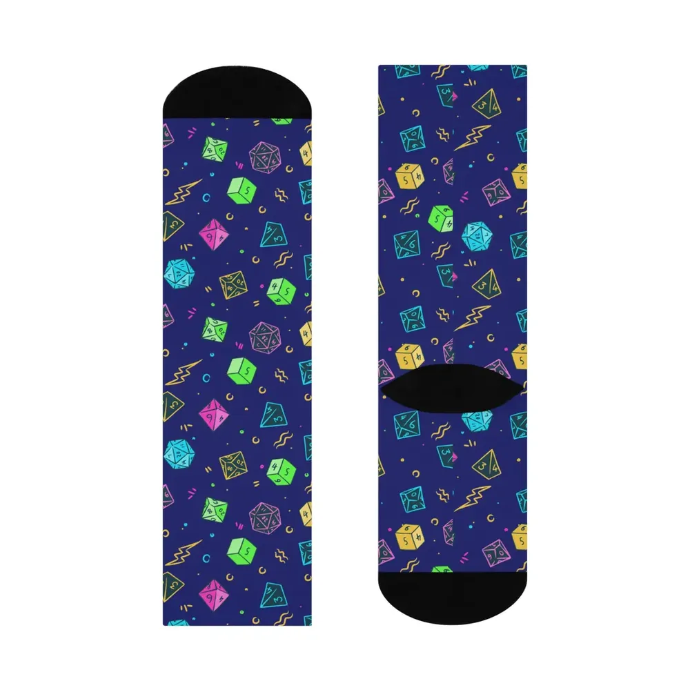 Retro DnD Dice Socks - 4