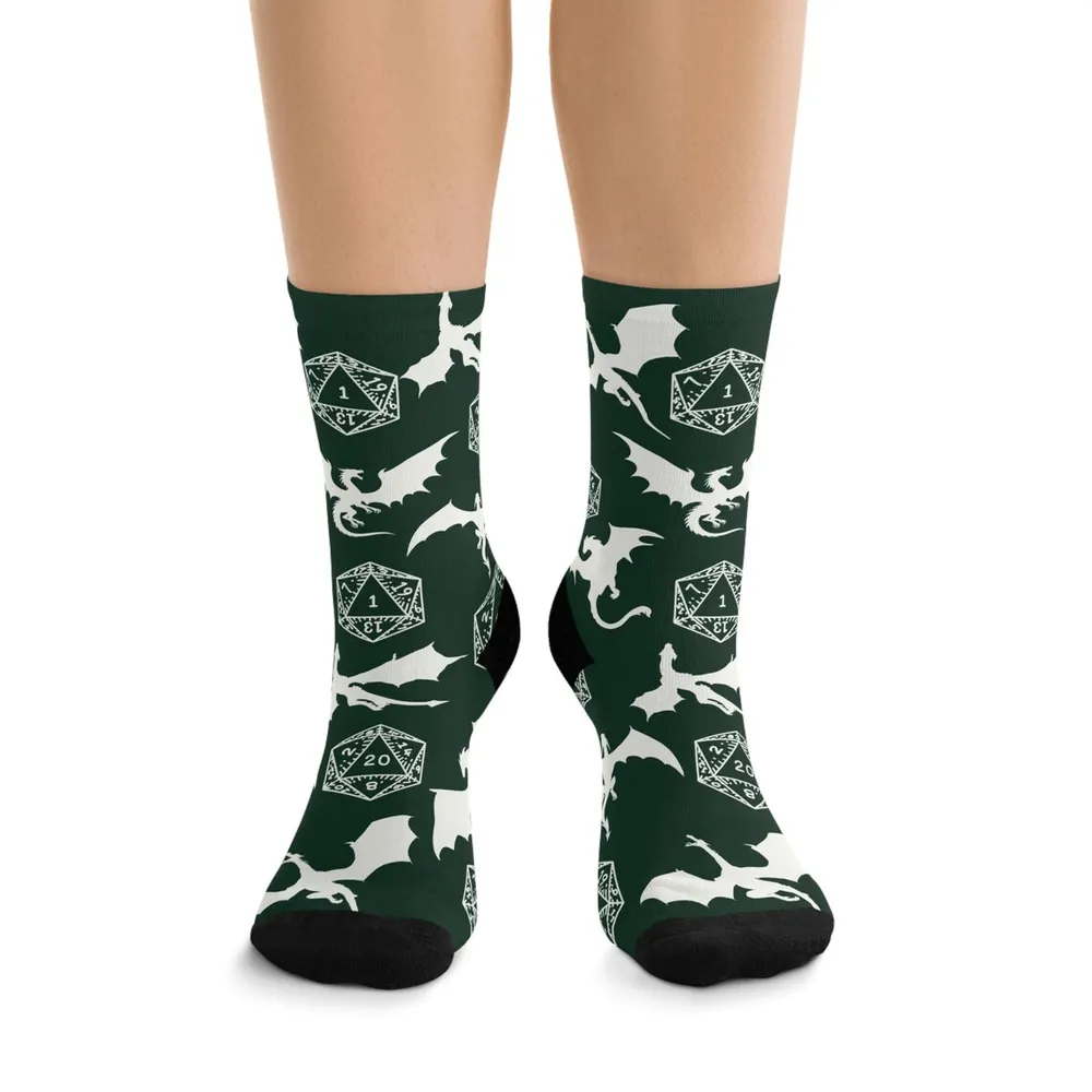 Dices And Dragons Socks - 1