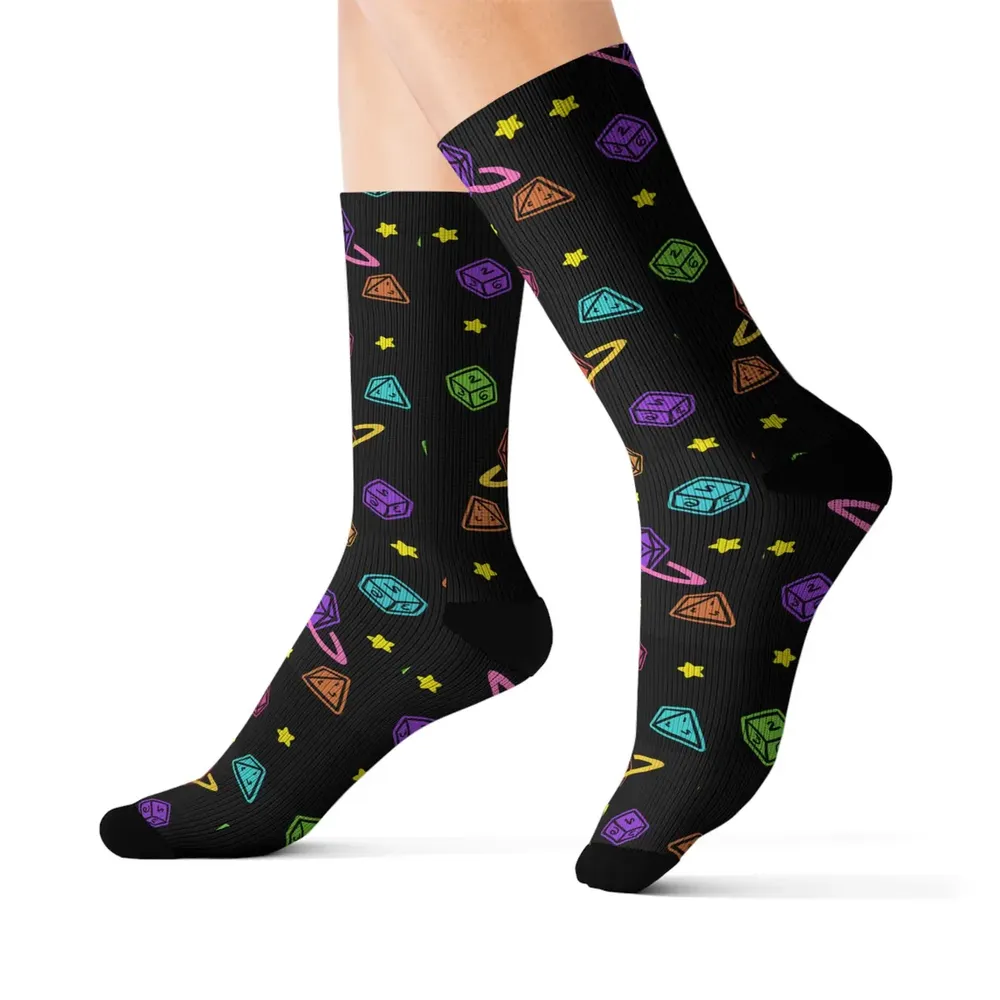 Space Dices Socks - 2