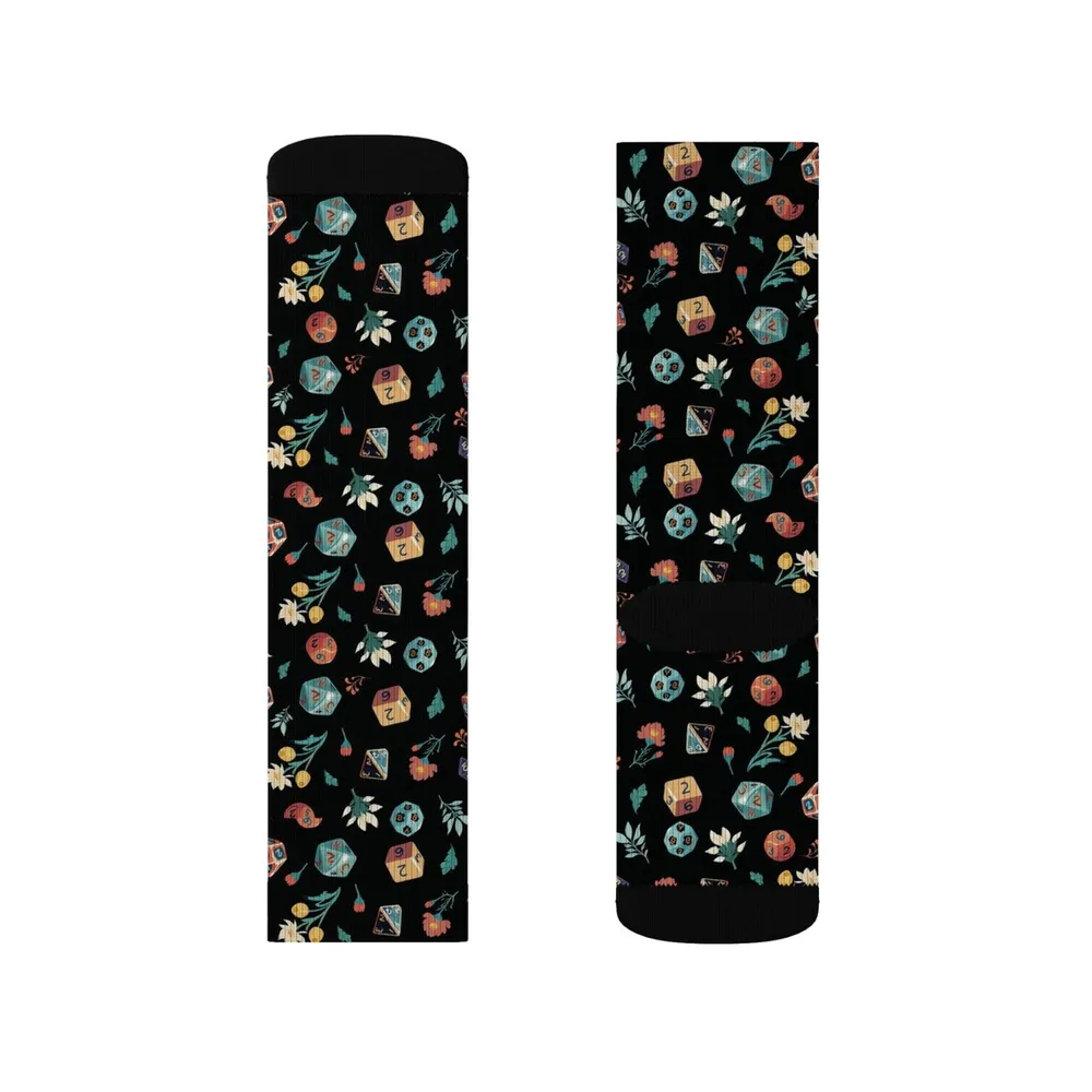 Botanical DND Dices Socks - 2