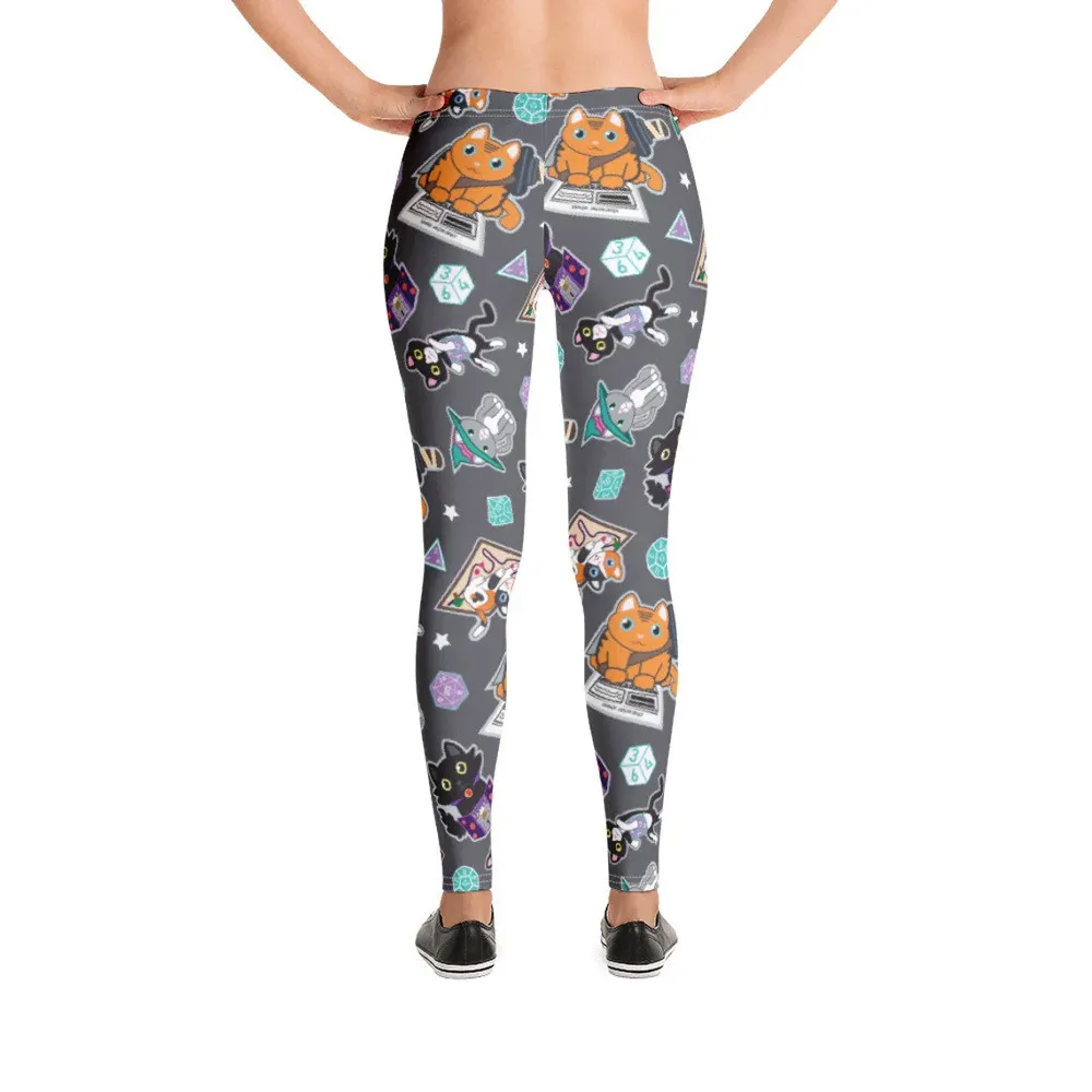 Cat Dice Leggings - 2