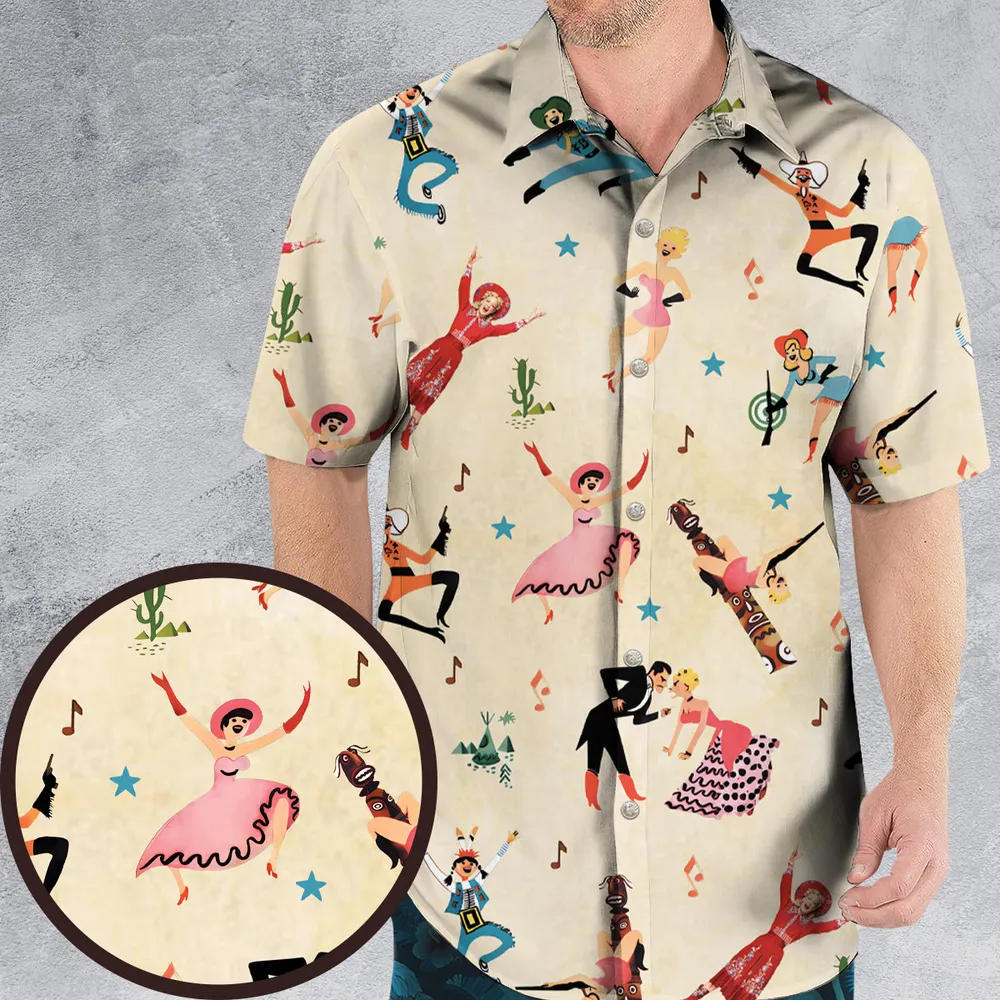 Annie Get Your Gun Characters Hawaiian Shirt - 1