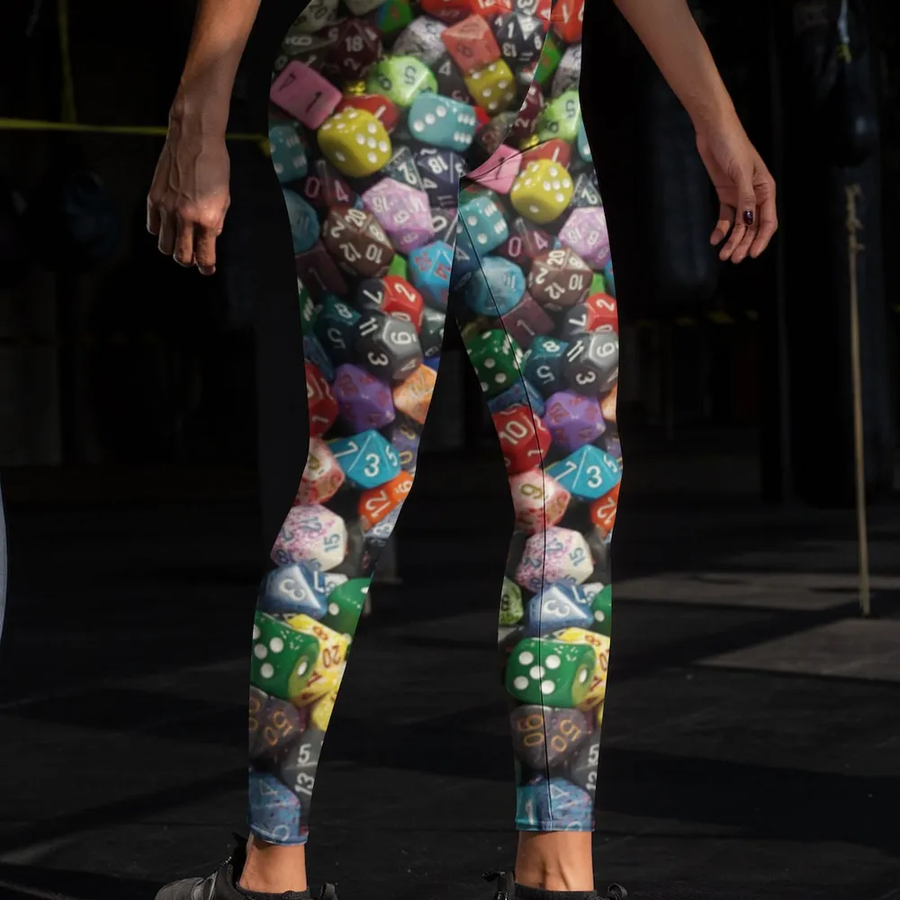 3D Dices Leggings - 2