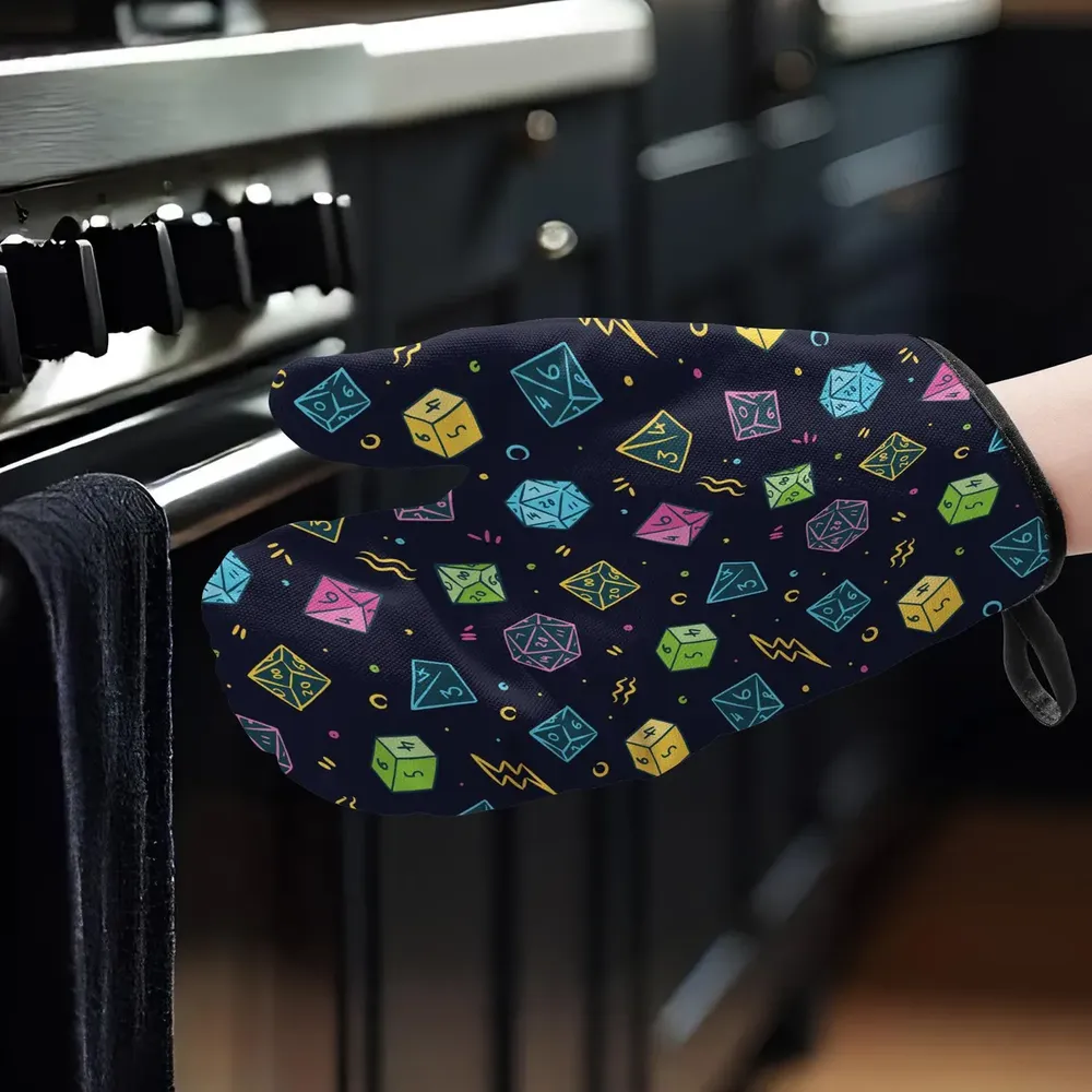 DnD Oven Mitts & Pot Holder - 3