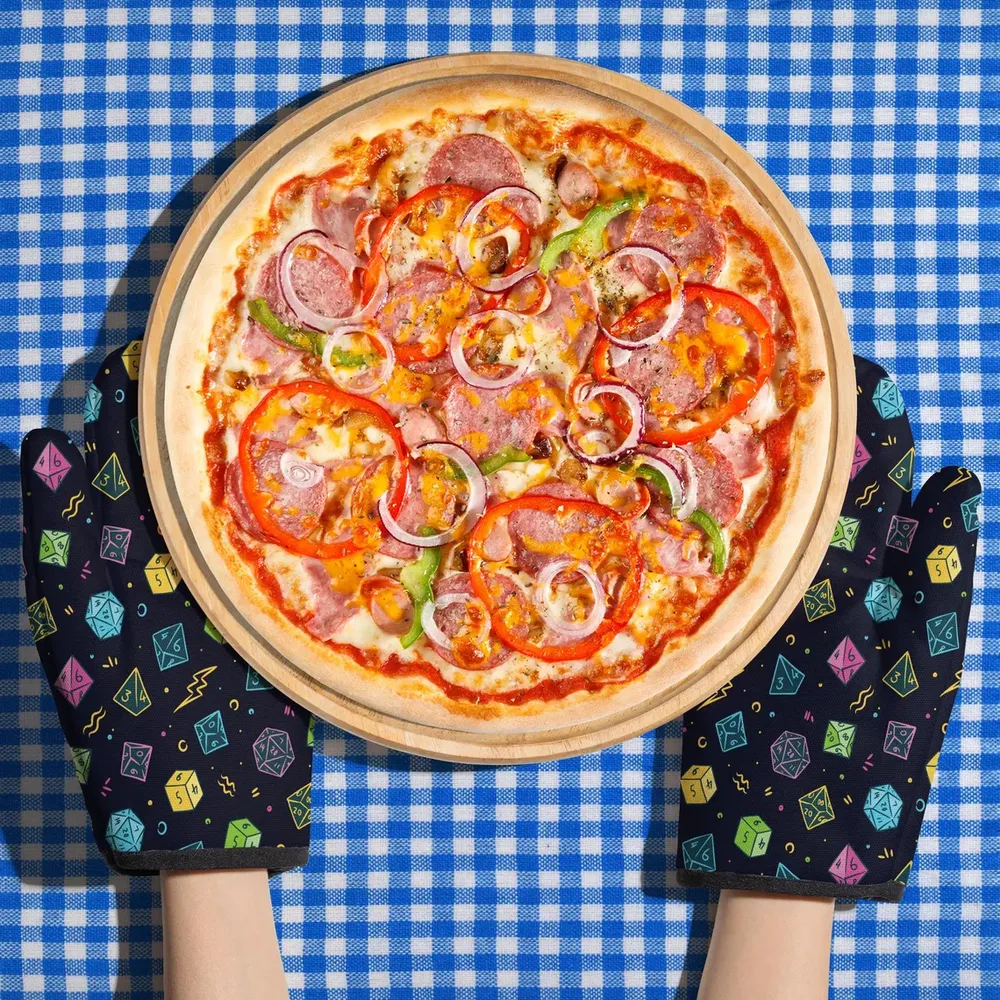 DnD Oven Mitts & Pot Holder - 5