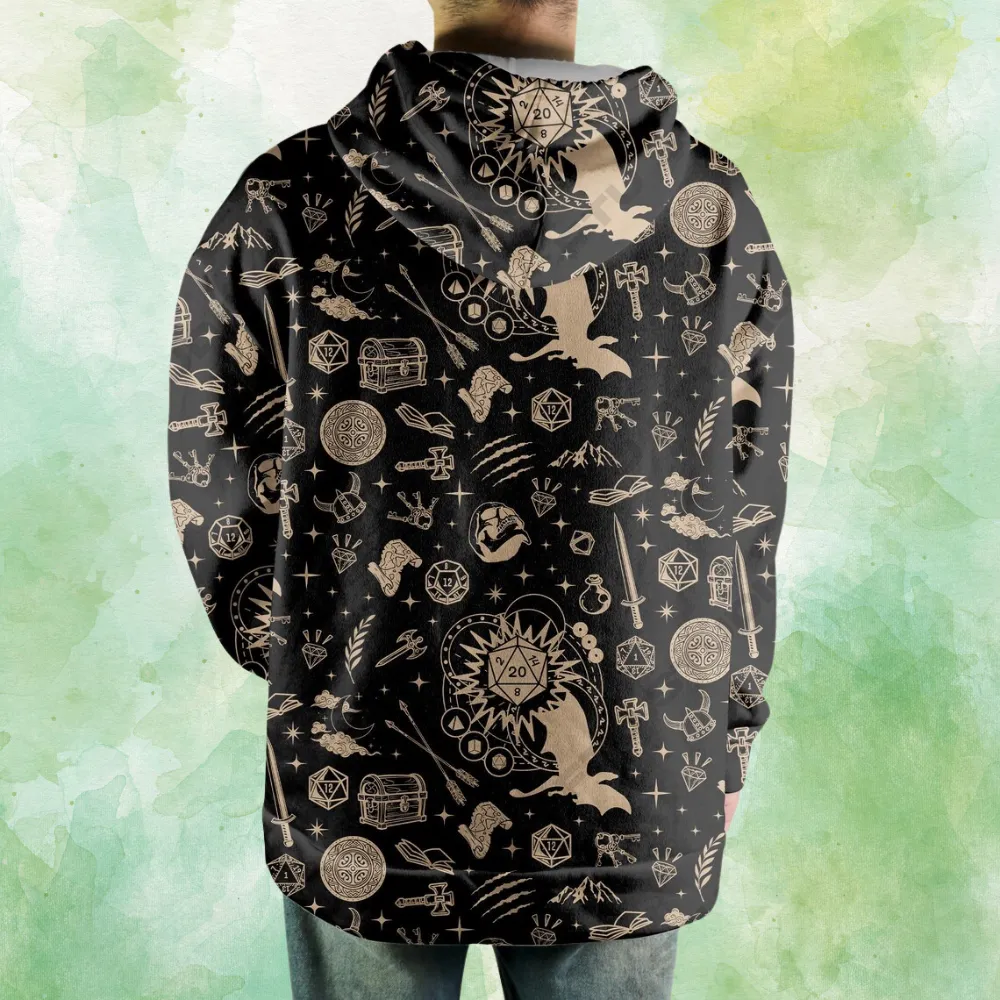 Mystical DND All-over Print Hoodie - 2