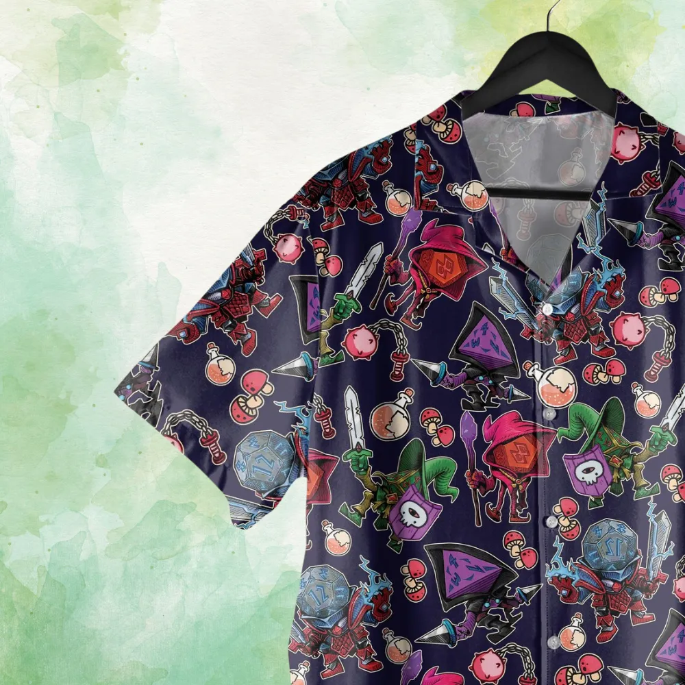 RPG Dungeon Master Bachelor Hawaiian Shirt - 2