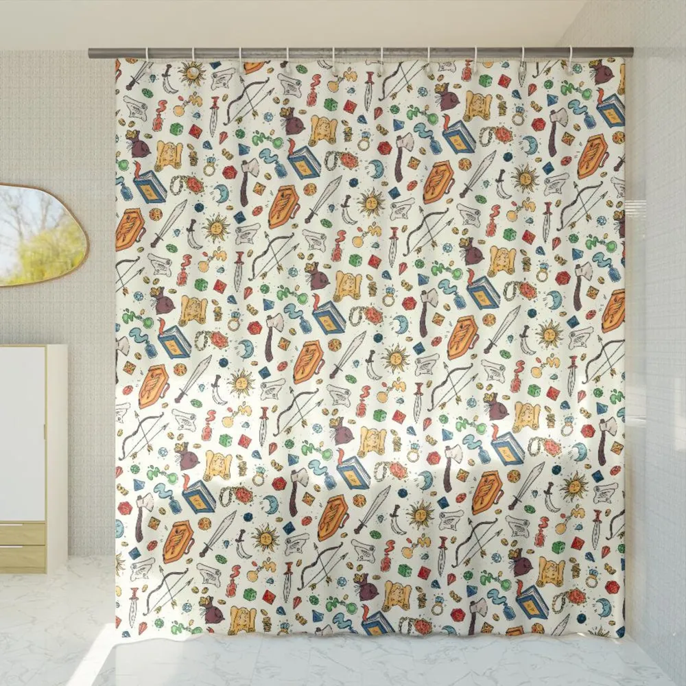 DND Items Shower Curtain - 2