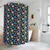 Colorful Dices Shower Curtain - 3