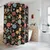 Flower Dices Shower Curtain - 1