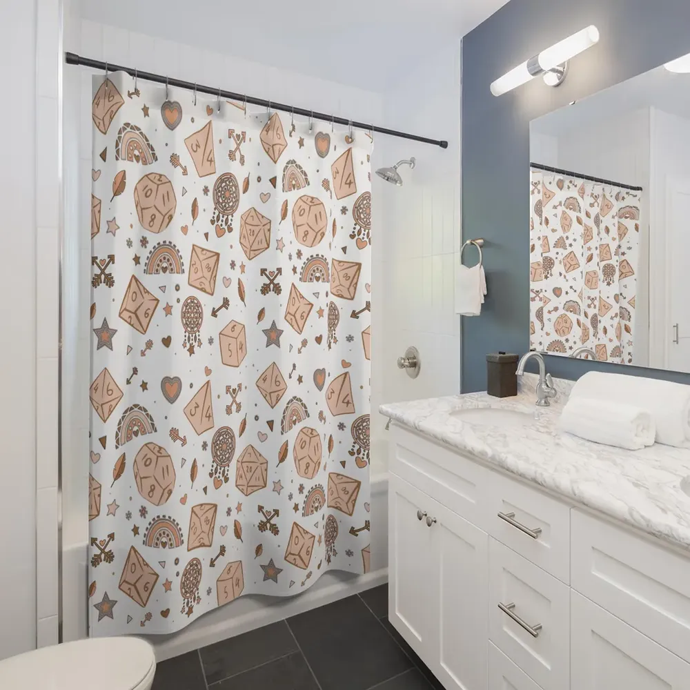 Fantasy Dices Shower Curtain - 3