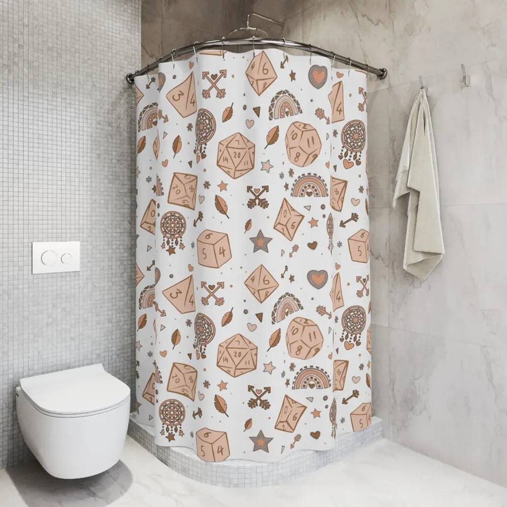 Fantasy Dices Shower Curtain - 2