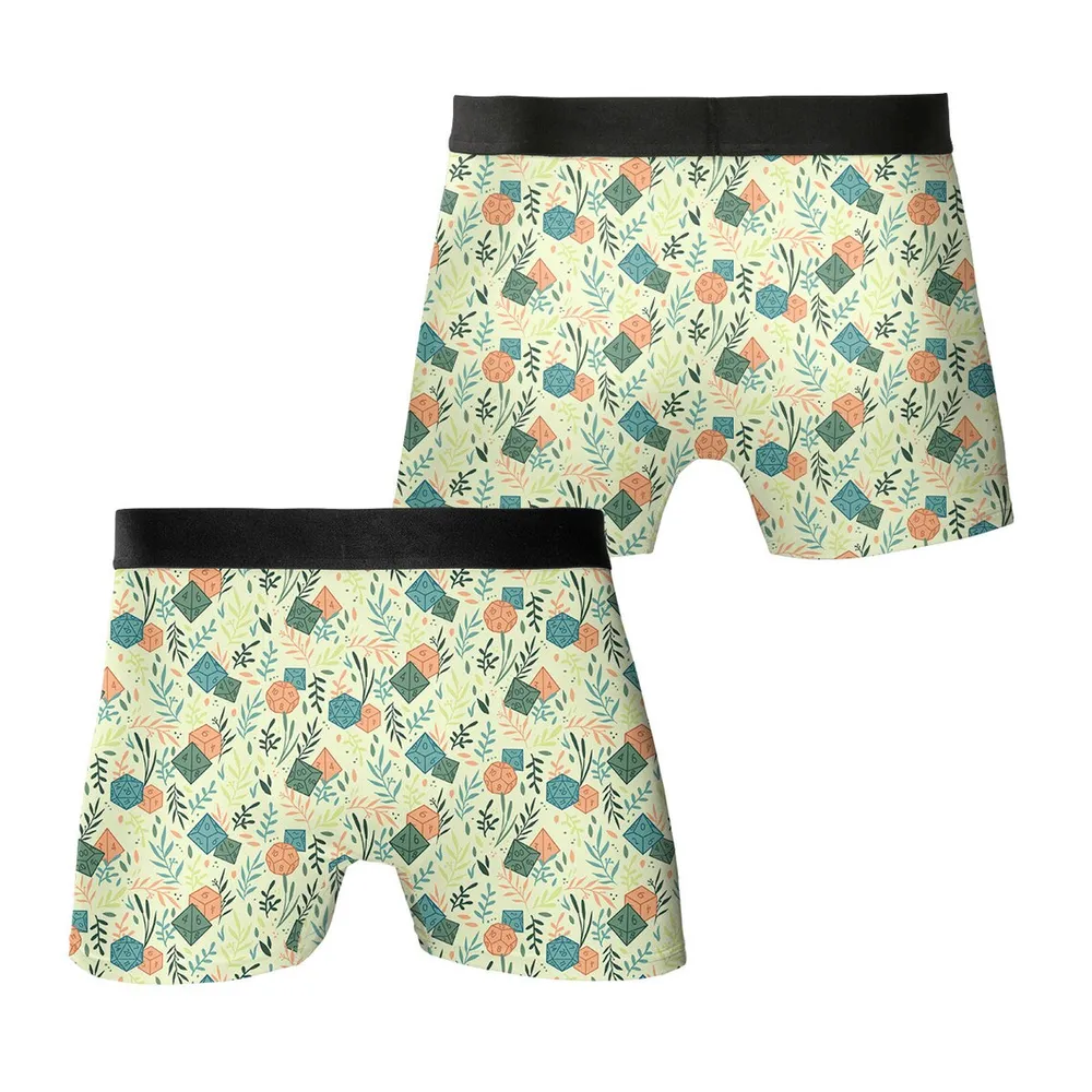 Dices And Plants Underwear Men's Boxer Briefs - 1