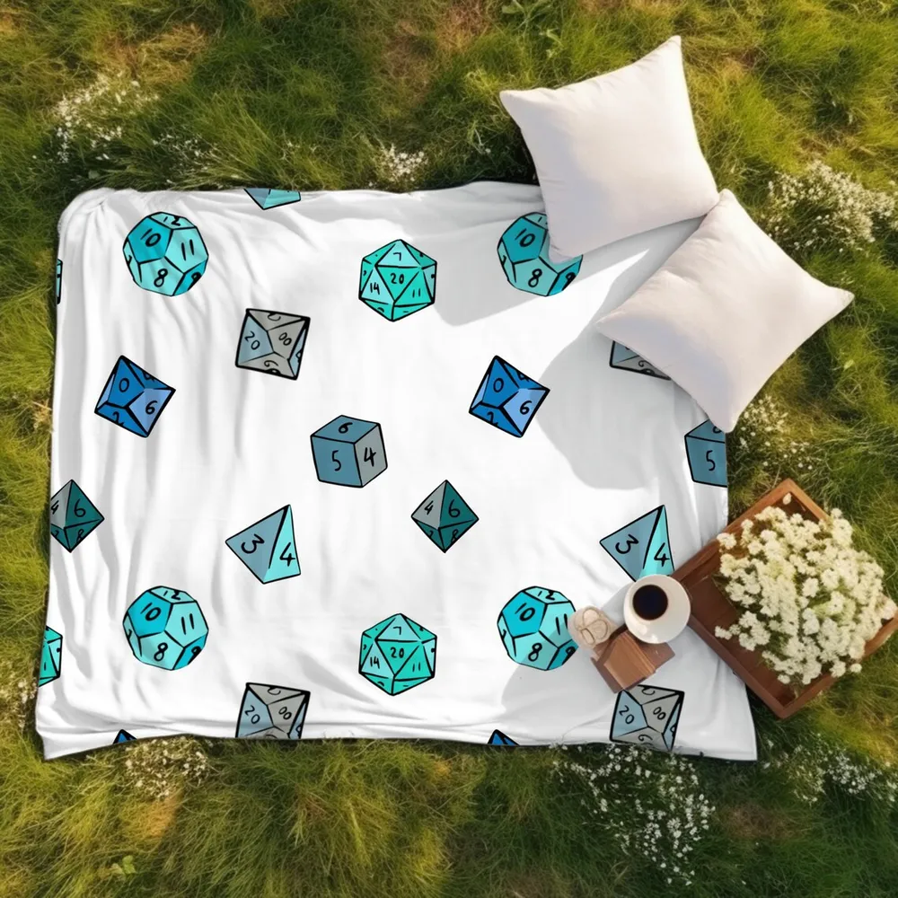 Simple Dices Beach/Picnic Blanket - 1