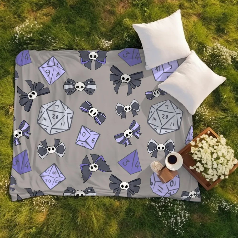 Funny DND Beach/Picnic Blanket - 1
