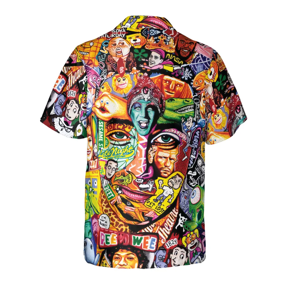 Scavenger Hunt Pee Wee Herman Hawaiian Shirt - 3