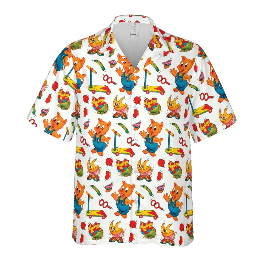 Hamton Outfit Looney Tunes Hawaiian Shirt - 2