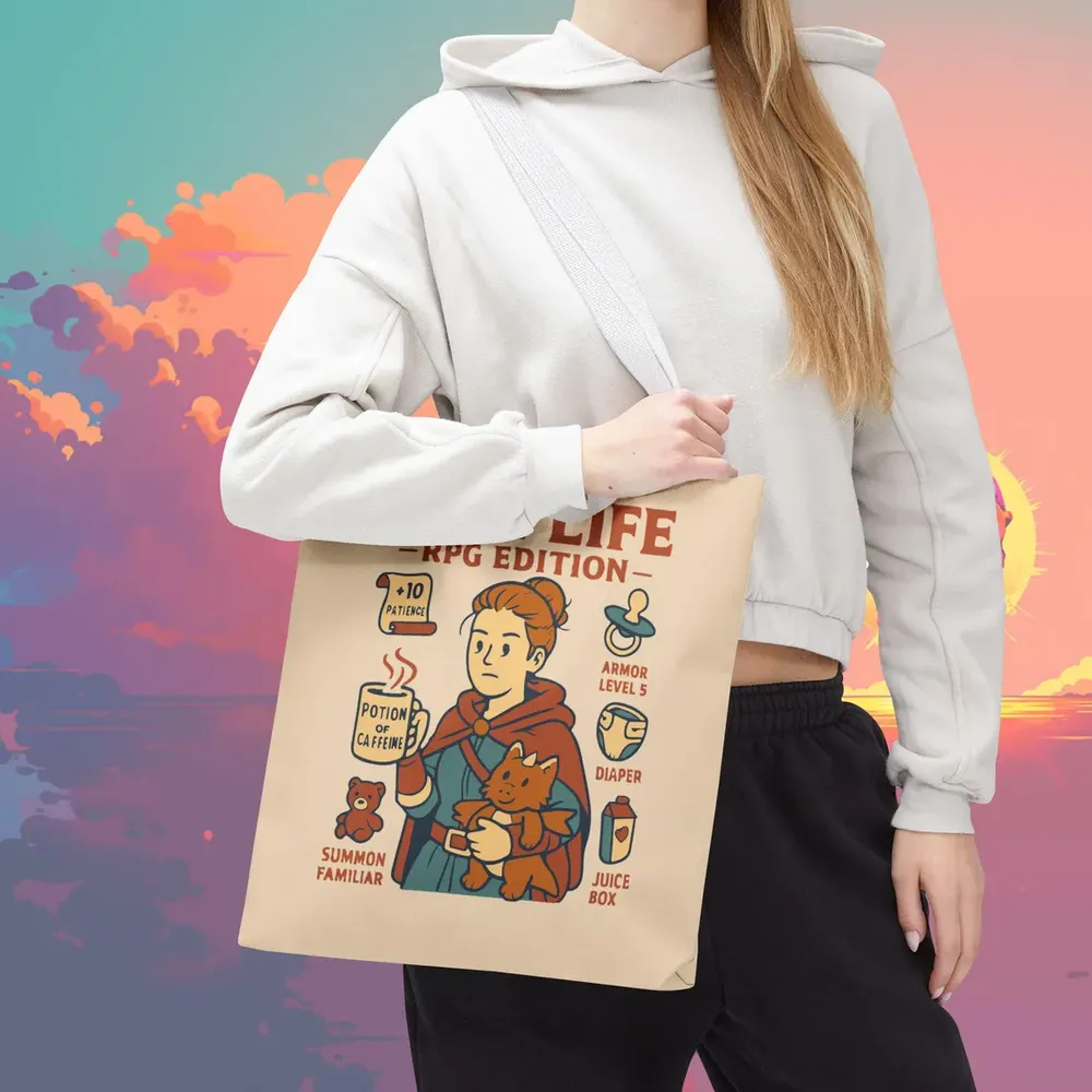 Mom Life RPG Edition Tote Bag - 2