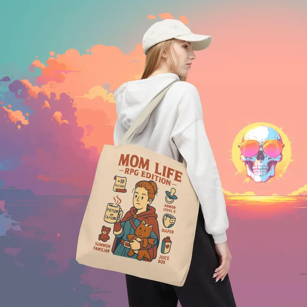 Mom Life RPG Edition Tote Bag - 1