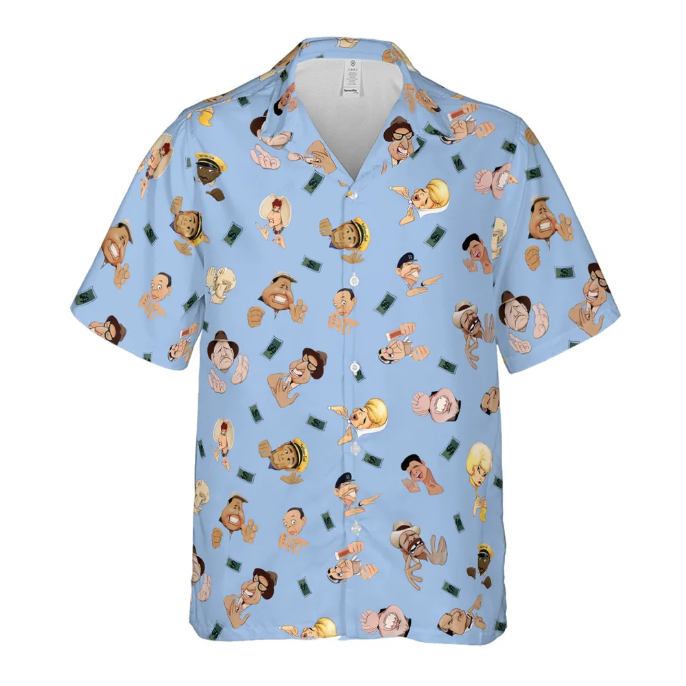 It's a Mad Mad Mad Mad World Characters Hawaiian Shirt - 2