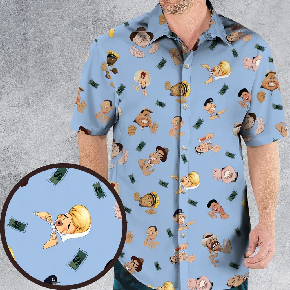 It's a Mad Mad Mad Mad World Characters Hawaiian Shirt - 1