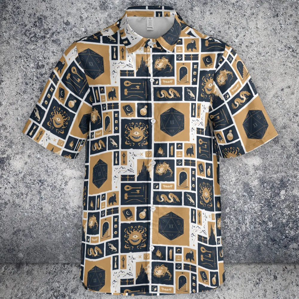 DND Object Button Down Shirt - 2