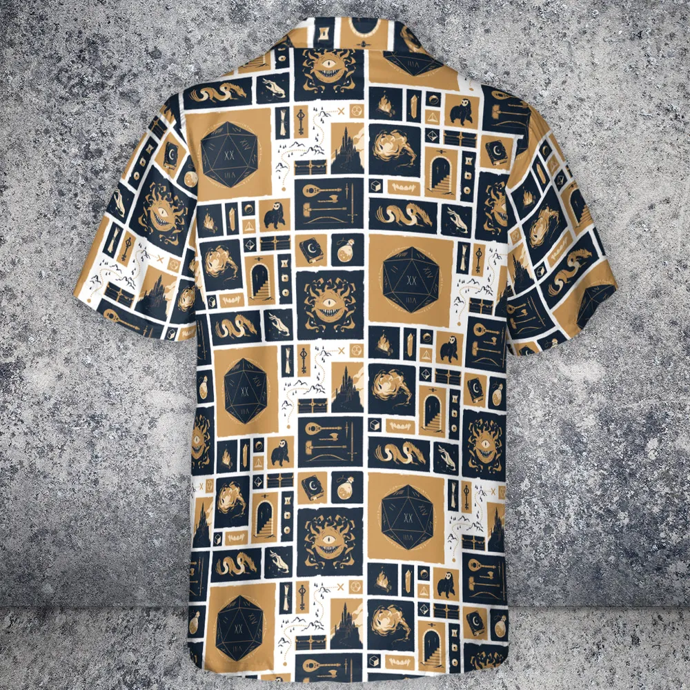 DND Object Button Down Shirt - 3