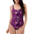 DND Items Purple One-piece Swimsuit - 1