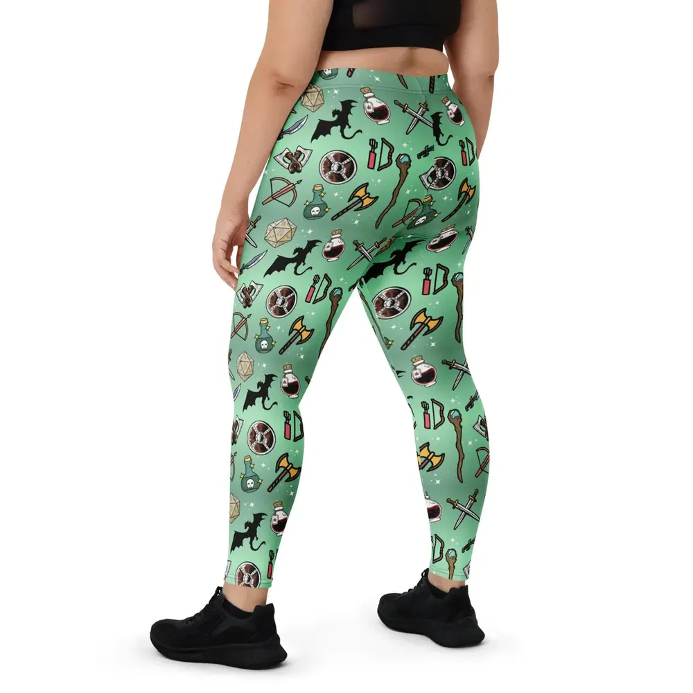 DND Items Green Leggings - 3