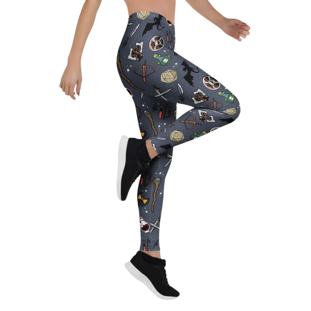 DND Items Grey Leggings - 2