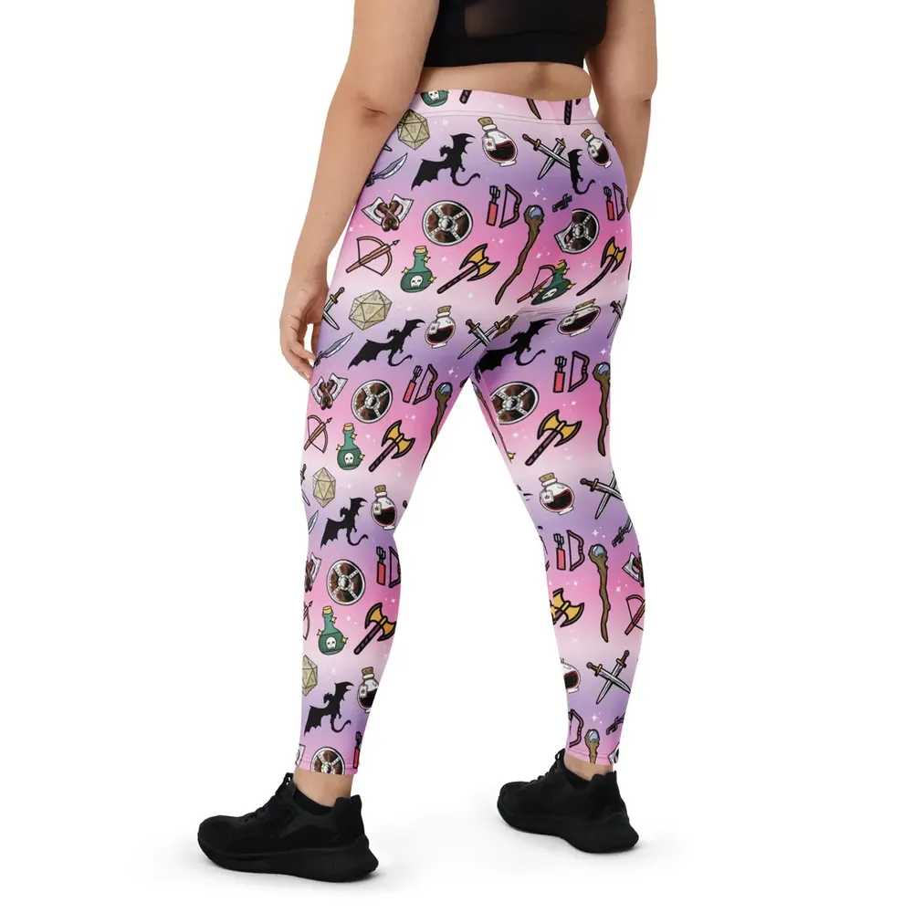 DND Items Pink Leggings - 2
