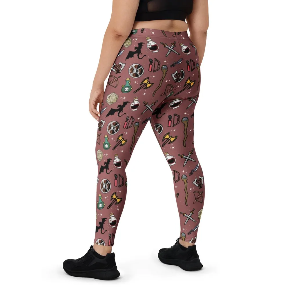 DND Items Brown Leggings - 3
