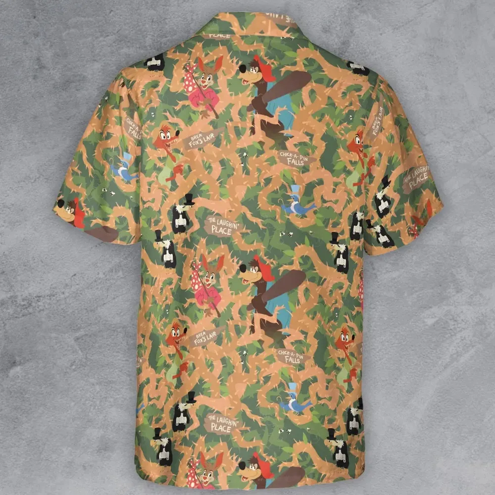 Flowing Down Splash Mountain Button Down Shirt - 3