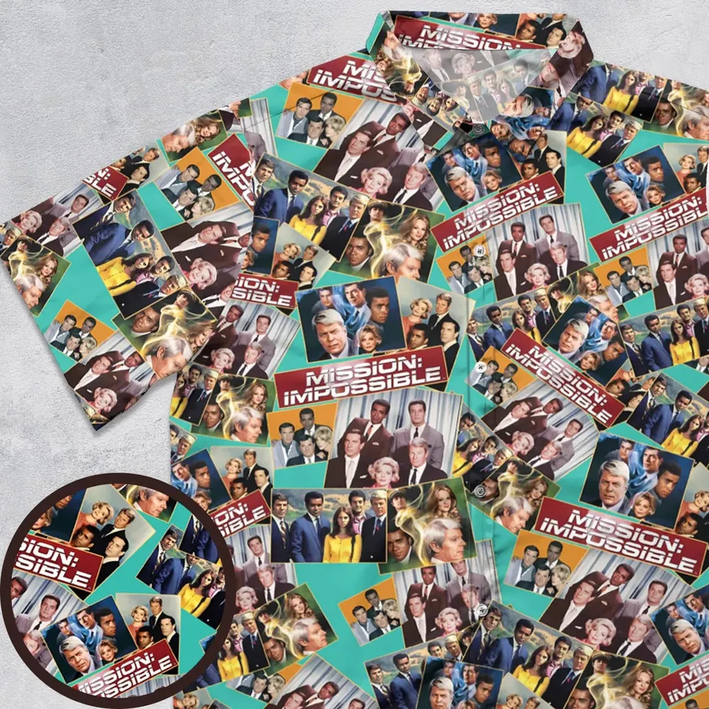 Spy Life Mission Impossible Button Down Shirt - 1