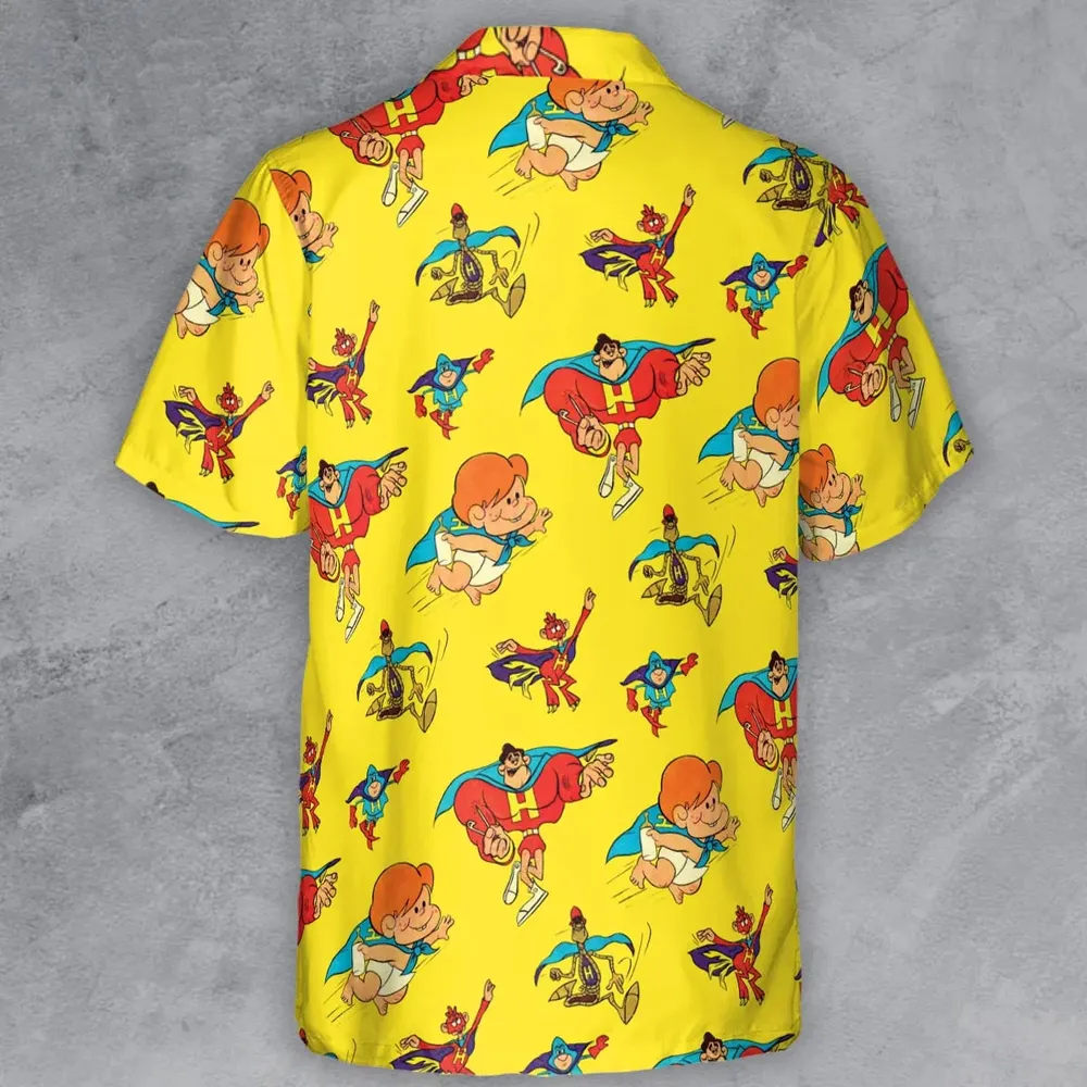 The Mighty Heroes Characters Button Down Shirt - 3